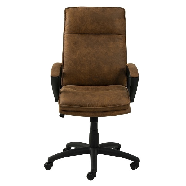 Fotel biurowy Brad brązowy - ACTONA